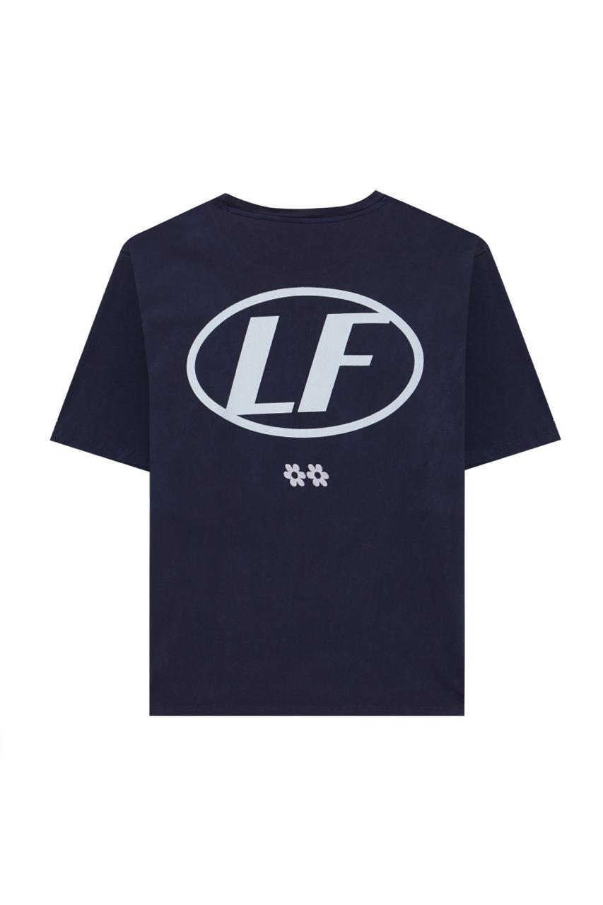 La Fleur Tee - Navy Blue
